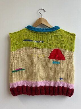 tony chesnut ragknit vest